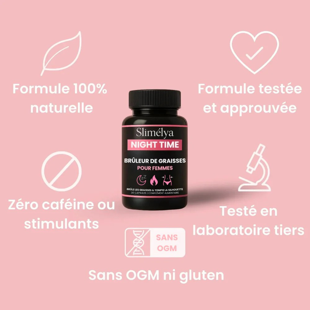 Slimélya® : Brûleur de Graisses Nocturne 100% Naturel